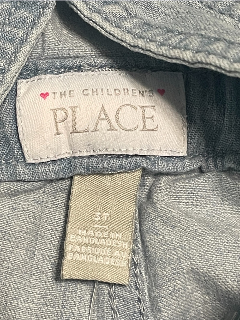 The Children's Place Light Wash Denim Overalls - Light Blue - Picture 4 of 7